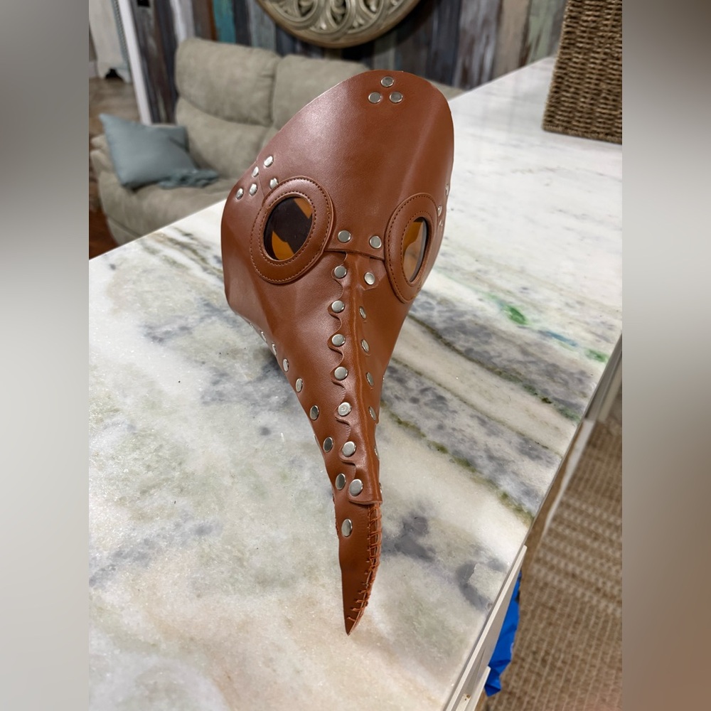 NWT brown plague doctor mask